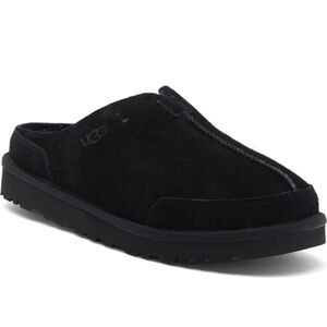 UGG Men's Black Suede Loafers Slippers